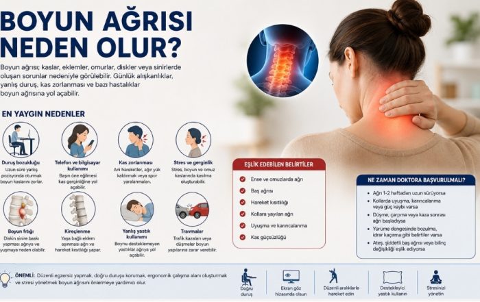 boyun ağrısı neden olur