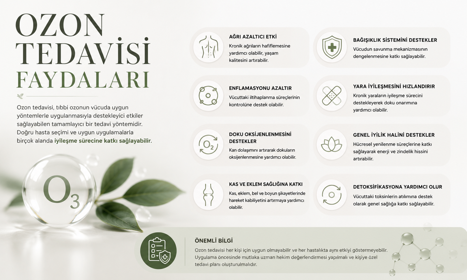 ozon tedavisi faydaları