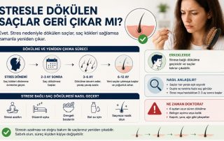 stresle dökülen saçlar geri çıkar mı