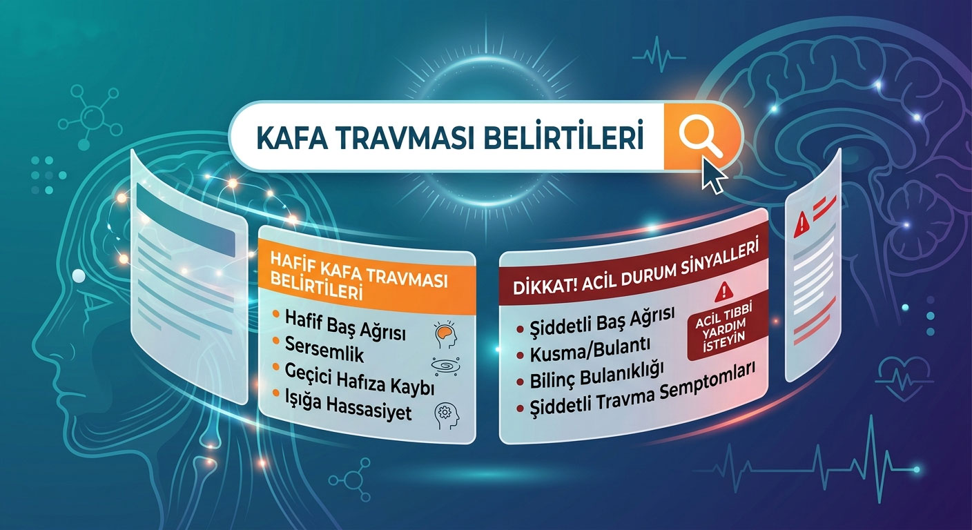 Kafa Travması Belirtileri Nelerdir  Hafif Kafa Travması